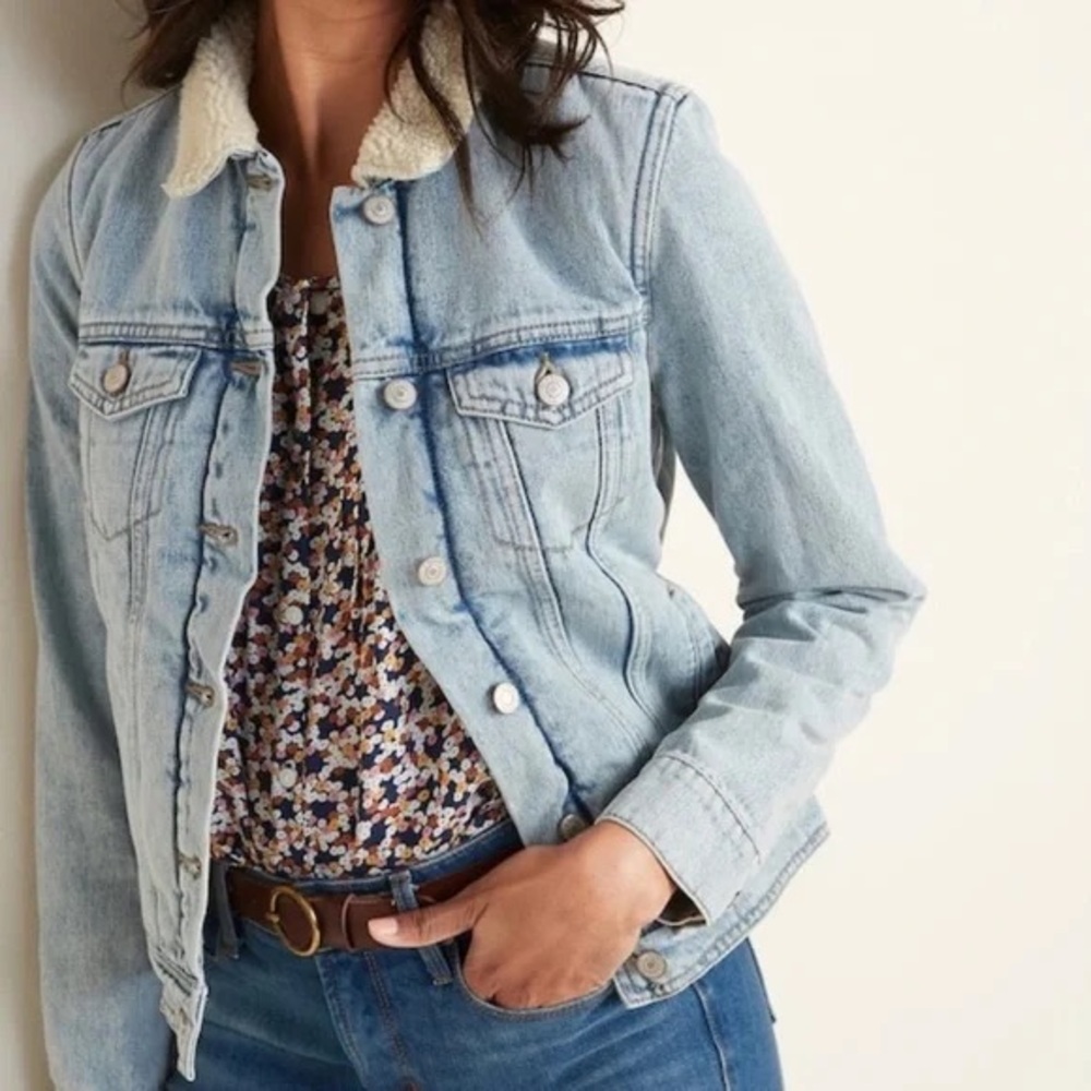 Sherpa Lined Denim Jacket